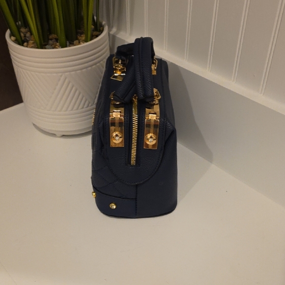 Navy Quilted Women's Bag - Picture 5 of 7